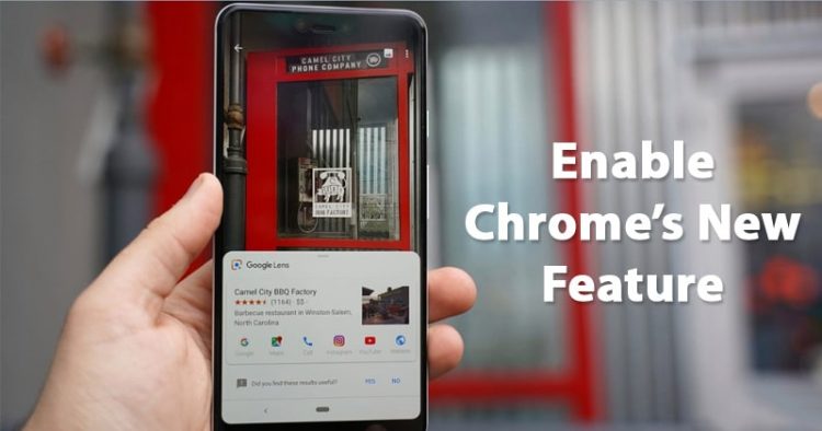 Aktifkan Pencarian Gambar Terbalik Lensa Google Di Chrome untuk Android