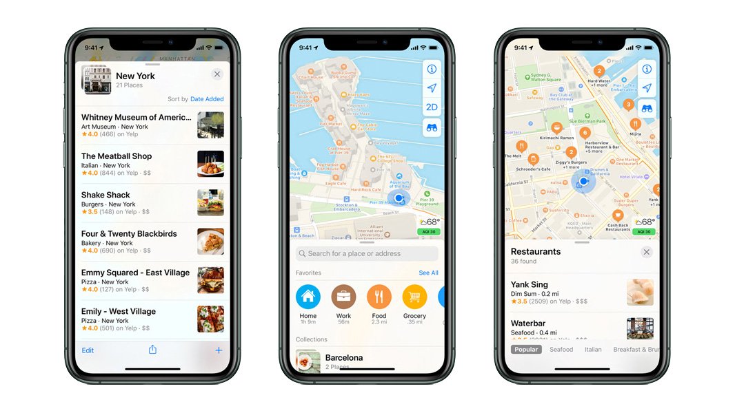 Baru Apple Peta Tiba di iOS di Amerika Serikat
