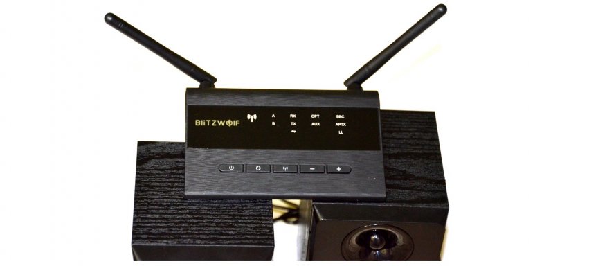 Blitzwolf BW-BR5 Wireless Audio Transceiver (Bluetooth V5.0 APT-X, TX / RX) 1