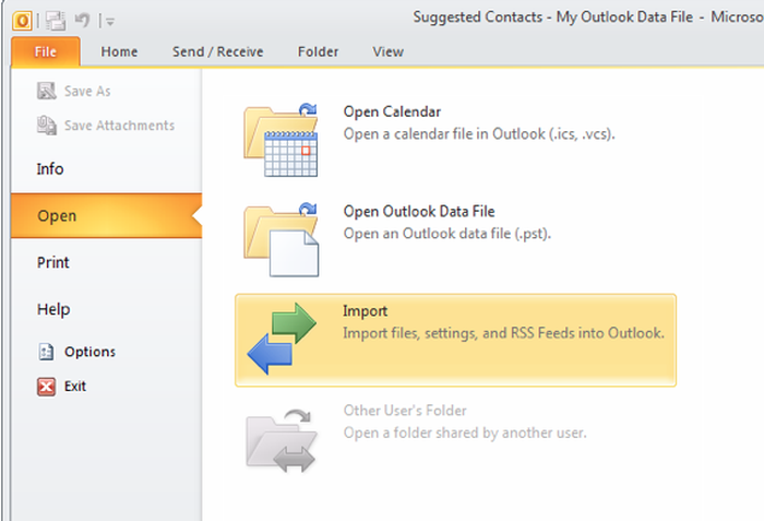 Importera iPhone-kalendrar till Outlook