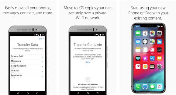 Det enkla sättet att överföra alla dina data från Android till iPhone 1