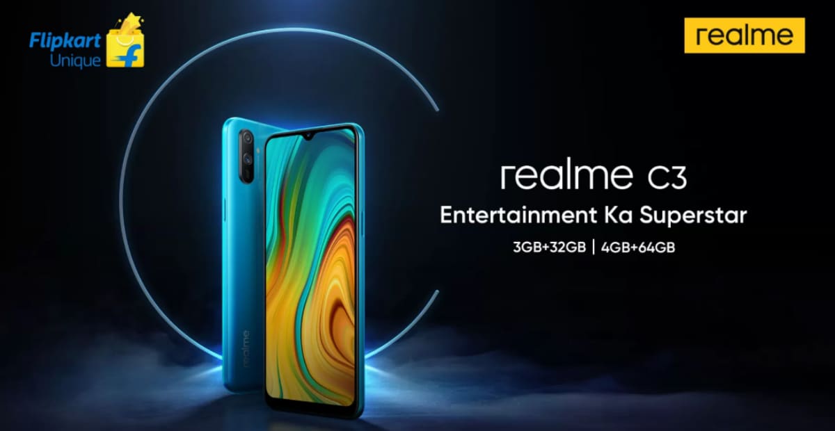 Realme C3 Design, Specifications Teased on Flipkart Ahead of Launch
