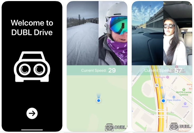 Gunakan iPhone Anda Sebagai Cam Dasbor Mobil Dengan Aplikasi DUBL Drive