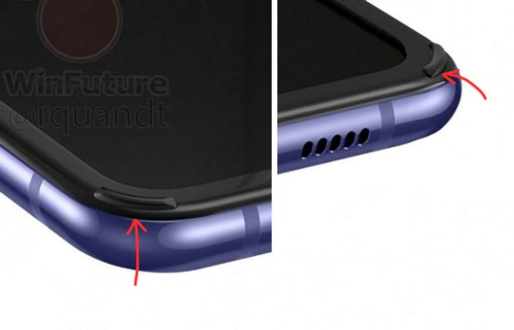 Samsung Galaxy Z Flip bezel memiliki bumper untuk perlindungan layar yang lebih baik
