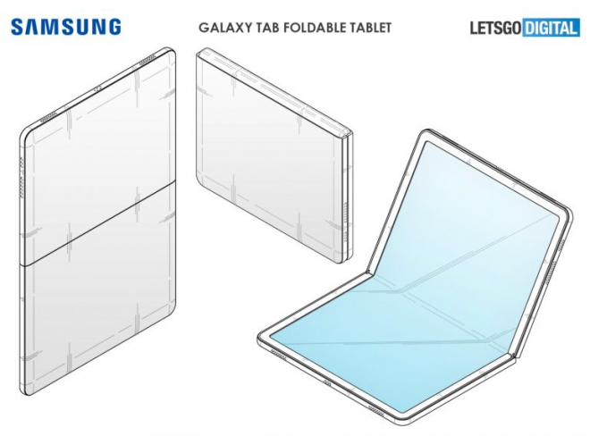 Samsung Patent Vik tabletter som ser ut som större Galaxy Fold 4
