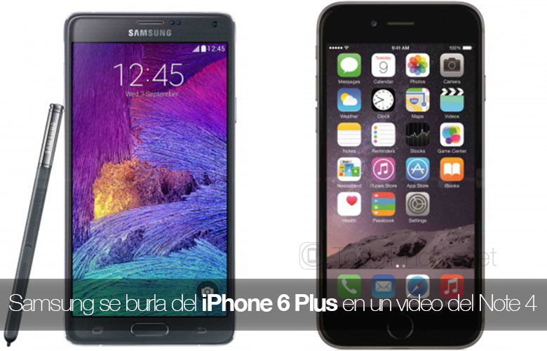 Samsung mengolok-olok iPhone 6 Plus dalam video Note 4 2