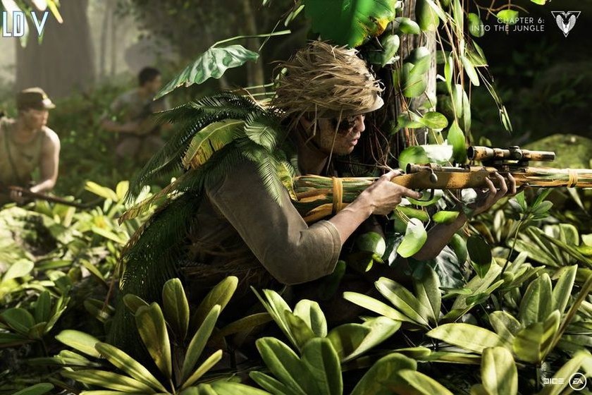 Semangat Vietnam akan kembali di DLC gratis "Di hutan" dari Battlefield V dan di sini Anda memiliki pratinjau
