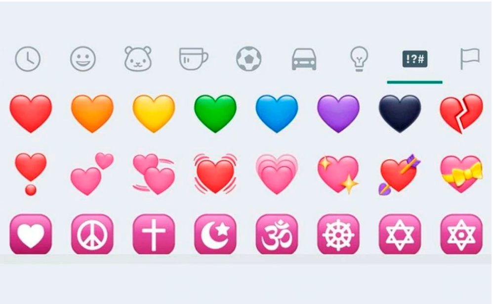 The meaning of the white heart emoji that can be very useful for chatting w...
