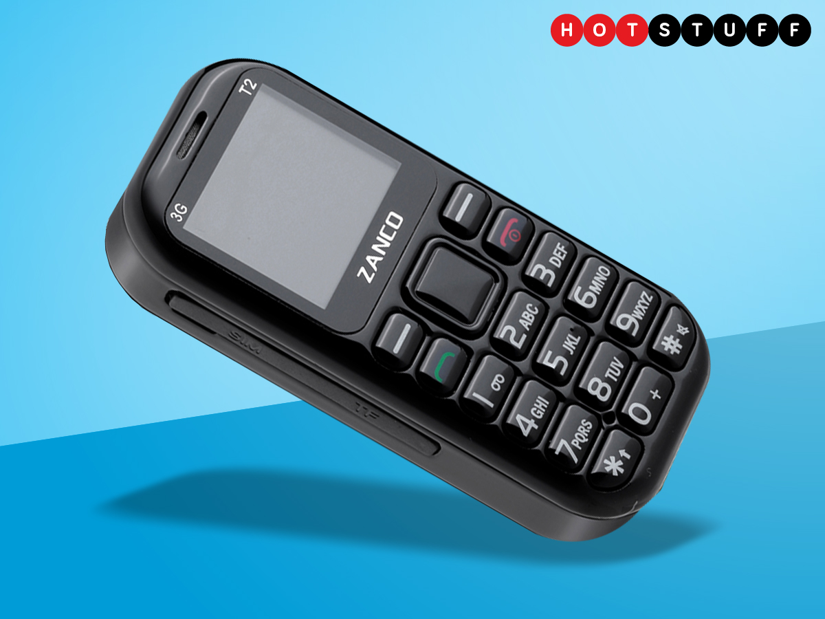 Zanco tiny t2 adalah ponsel berkemampuan 3G seukuran ibu jari yang akan bertahan selama seminggu