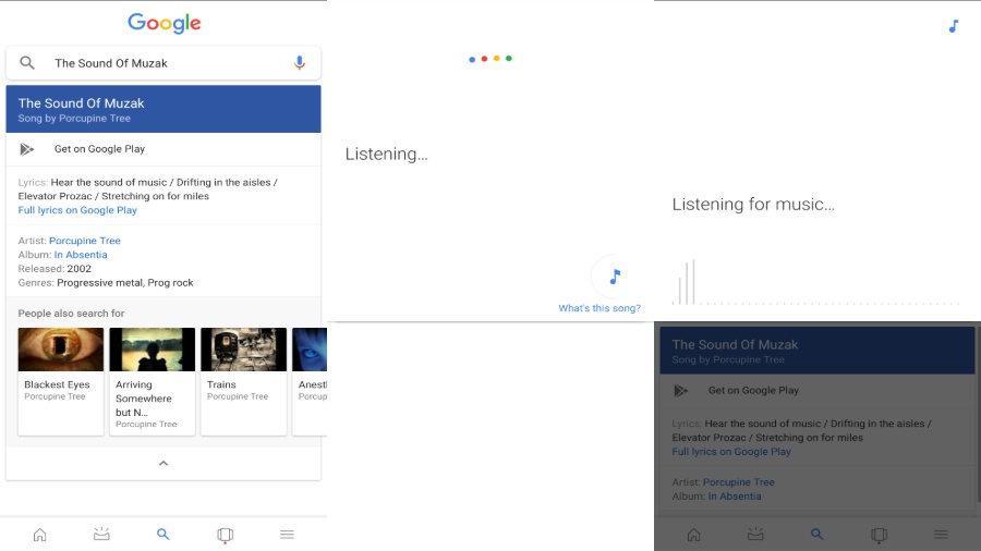 Appen för bästa sångsökning - Google Music Recognition
