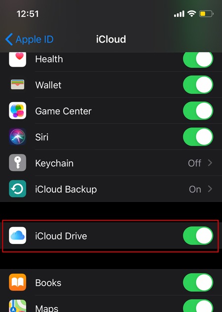 Cadangan Iapp Whatsapp Mengaktifkan Icloud Drive