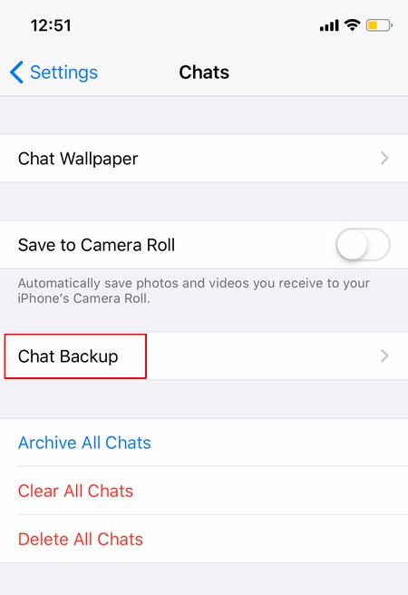 Backup Whatsapp Backup Ios Backup