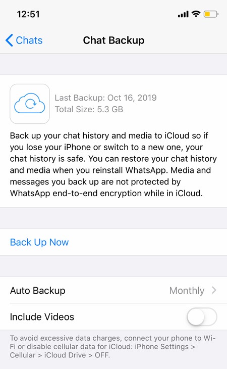 Whatsapp Backup Ios Backup