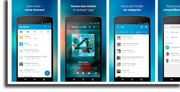 4Shared apps untuk mengunduh musik gratis