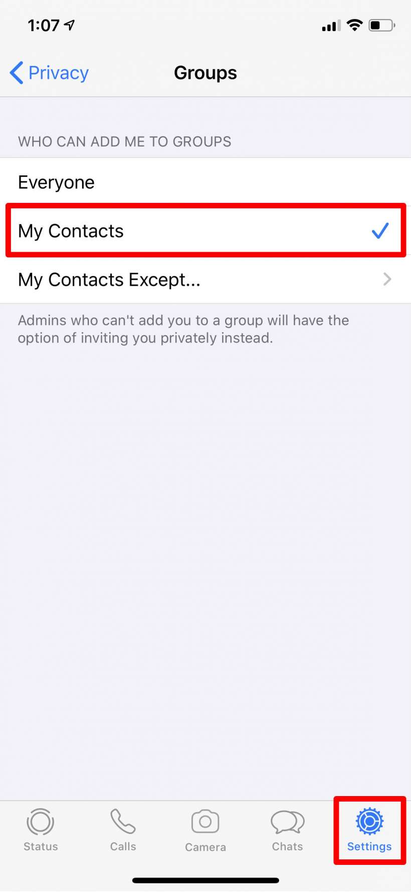 Cara menghentikan orang agar tidak menambahkan Anda ke grup WhatsApp di iPhone dan iPad.