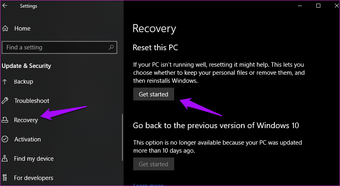 Återställa borttagna administratörskonto i Windows 10 2