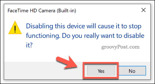 Bekräfta att enheten är inaktiverad i Windows 10 Active Device Manager