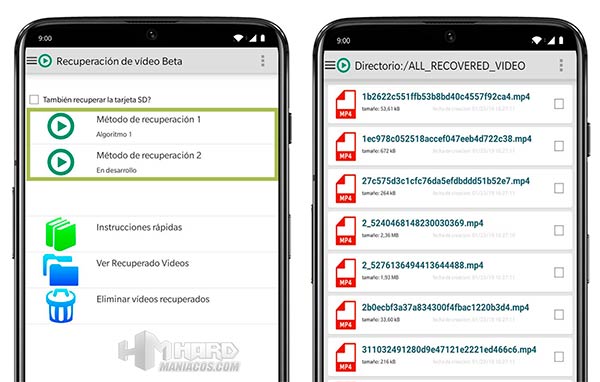 Pemulihan Video Android