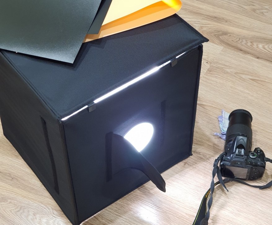 Lightbox berguna Travor F40 untuk pemotretan subjek di rumah 20