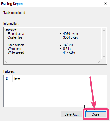 Cara menghapus file secara permanen di hard drive menggunakan aplikasi Eraser