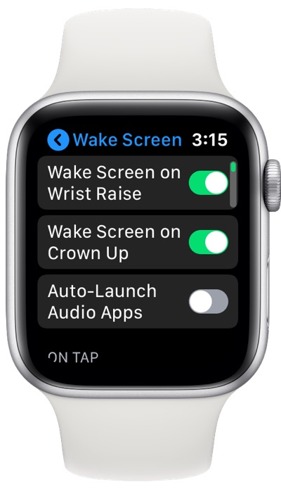 Apple Watch Nonaktifkan kontrol musik