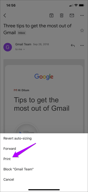 Spara e-post som Outlook Pdf Gmail Ios 8