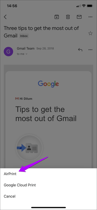Spara e-post som Outlook Pdf Gmail Ios 9