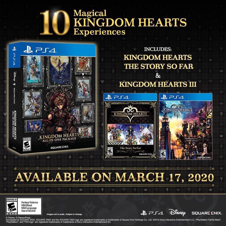 Paket Kingdom Hearts All-In-One Rilis Fisik PS4 Diumumkan Untuk 17 Maret 1