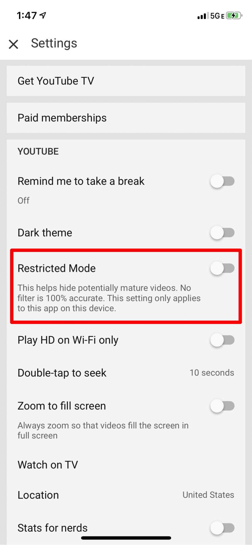 Cara membatasi dan memblokir konten eksplisit pada YouTube di iPhone dan iPad.