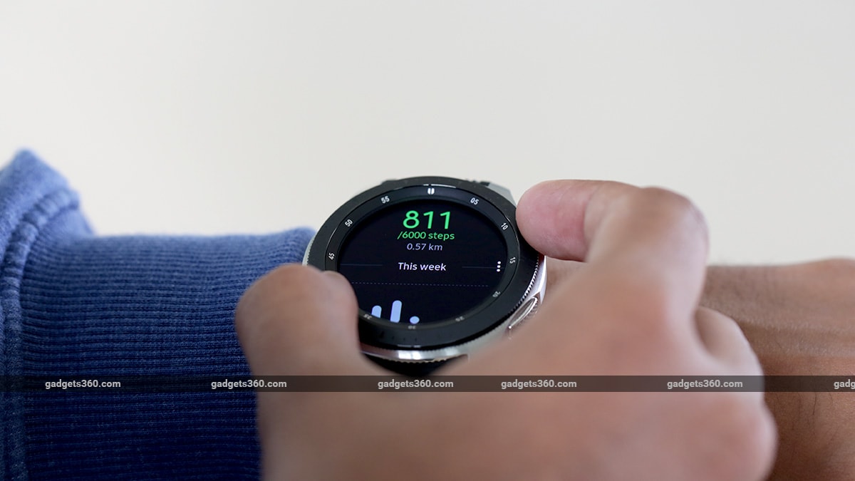 Samsung Galaxy Watch 4G Beräknar steg för Samsung Galaxy Watch 4G Review