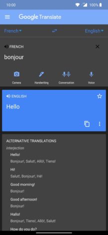 Google Translate 6.5 ger föga mörka lägen för vissa användare (APK-nedladdningar) 3
