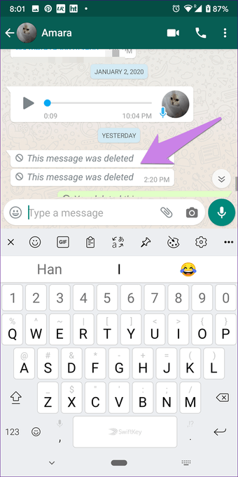 Varför jag inte kan radera Whatsapp 2 för alla