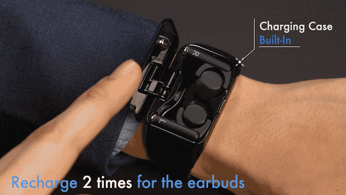 Wristbuds - jam tangan pintar dengan kompartemen earbud diluncurkan di Kickstarter 2