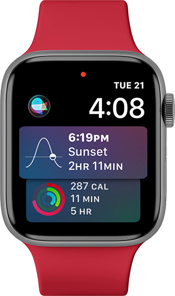 Lägg Siri till Watch Face på Apple Watch