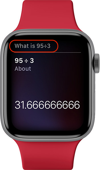 Aktivera Siri utan att säga hej Siri eller trycka på någon knapp är aktiv Apple Watch