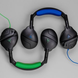 Stealth 300 i grönt och blått.  PS4- och Xbox-modeller 