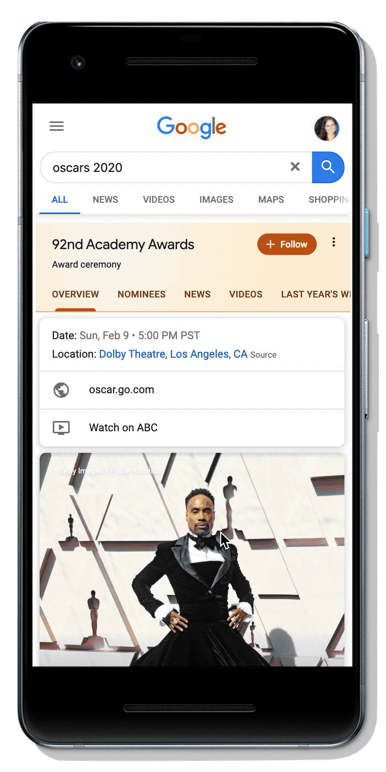 Oscars Search Experience.gif