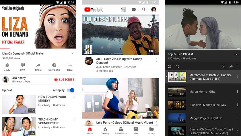 YouTube Premium-skärmdumpar för en lista över de bästa magiska applikationerna 