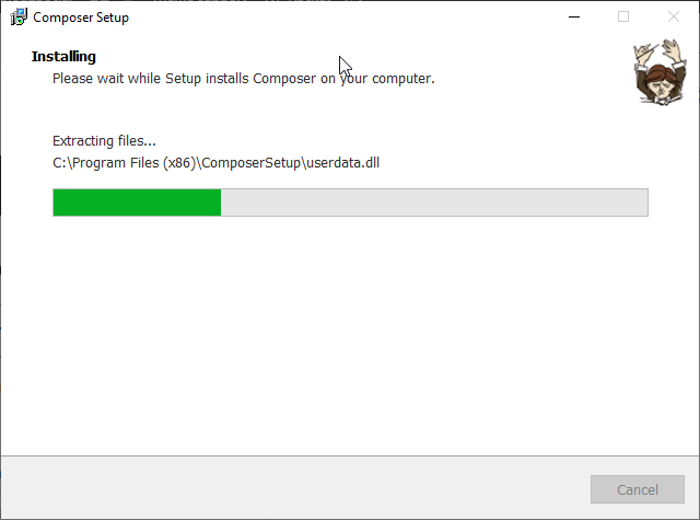 Installera Windows 10 Composer