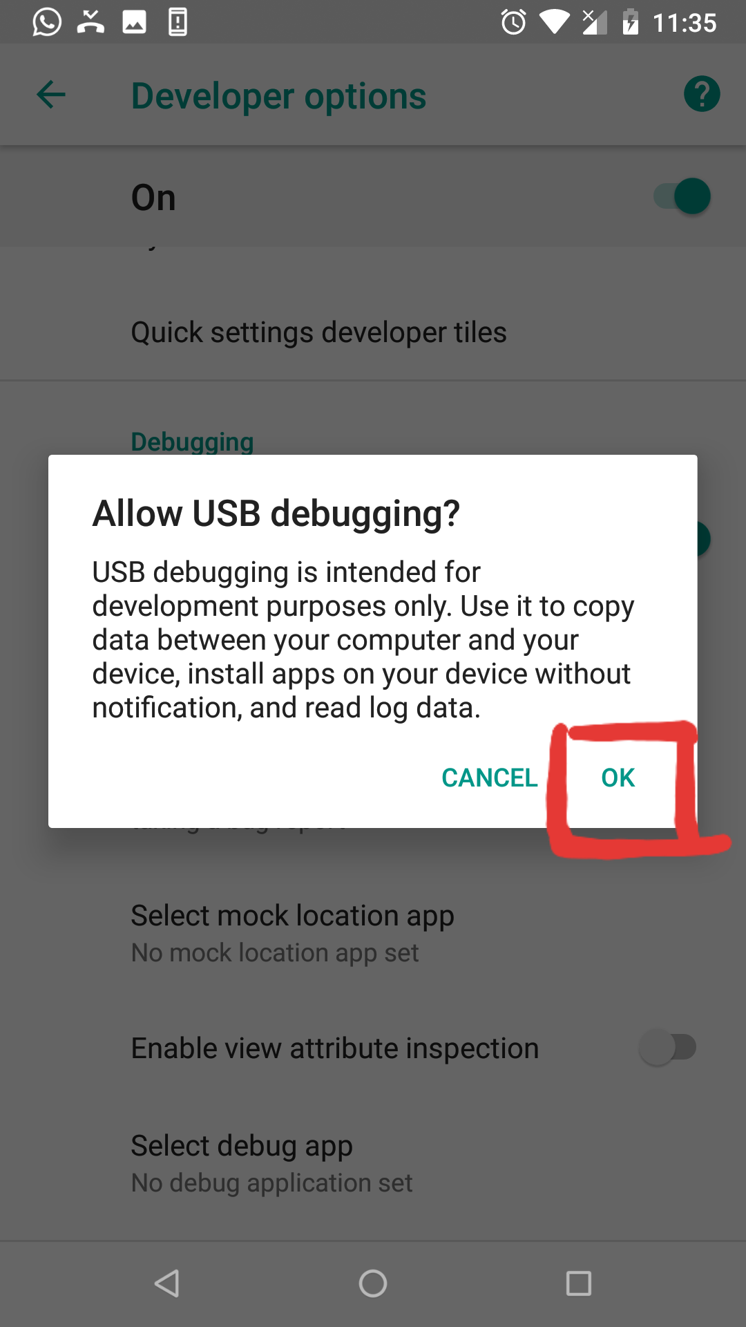 Cara Mengaktifkan Opsi Pengembang untuk Proyek Android Studio "width =" 1080 "height =" 1920 "srcset =" https://krispitech.com/wp-content/uploads/2020/02/How-to-turn-on- developer-options-for-android-studio-project-7.png 1080w, https://krispitech.com/wp-content/uploads/2020/02/How-to-turn-on-developer-options-for-android -studio-project-7-169x300.png 169w, https://krispitech.com/wp-content/uploads/2020/02/How-to-turn-on-developer-options-for-android-studio-project- 7-768x1365.png 768w, https://krispitech.com/wp-content/uploads/2020/02/How-to-turn-on-developer-options-for-android-studio-project-7-576x1024.png 576w, https://krispitech.com/wp-content/uploads/2020/02/How-to-turn-on-developer-options-for-android-studio-project-7-696x1237.png 696w, https: / /krispitech.com/wp-content/uploads/2020/02/How-to-turn-on-developer-options-for-android-studio-project-7-1068x1899.png 1068w, https://krispitech.com/ wp-content / uploads / 2020/02 / Bagaimana-untuk-mengaktifkan-pengembang-opsi-untuk-android-studio-project-7-236x420.png 236w "size =" (max-width: 1080px) 100vw, 1080px