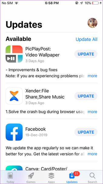 Hur ta reda på om en applikationsuppdatering är tillgänglig för Android Iphone 20