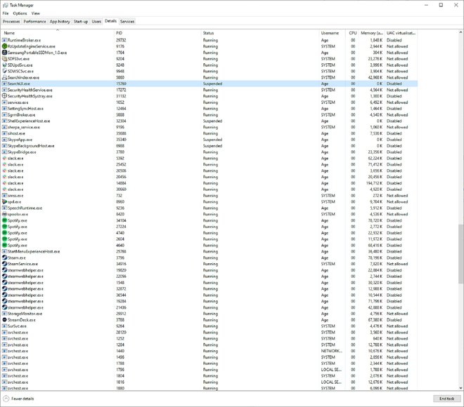 Windows 10-sökning är skadad och visar bara svarta rutor för de flesta 1