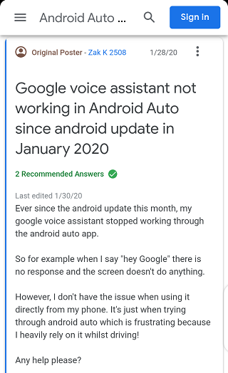 Kesalahan koneksi internet otomatis Android, bunyikan musik setelah panggilan, & Google Assistant masalah yang diakui 2