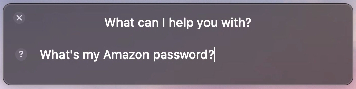 Vad är mitt Amazon Siri Mac-lösenord