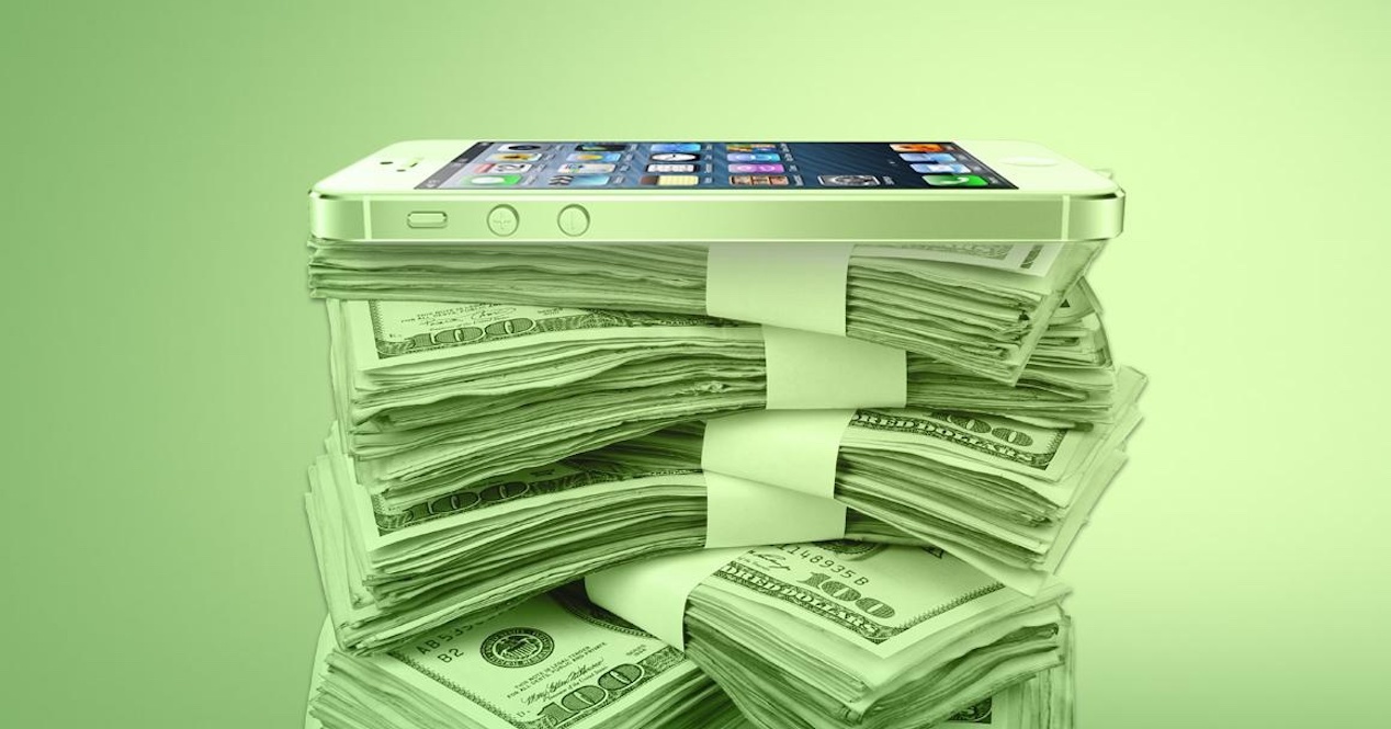 iPhone dinero