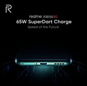 Realme bekräftar att X50 Pro 5G kommer att ha SuperDart-snabbladdningsmöjligheter