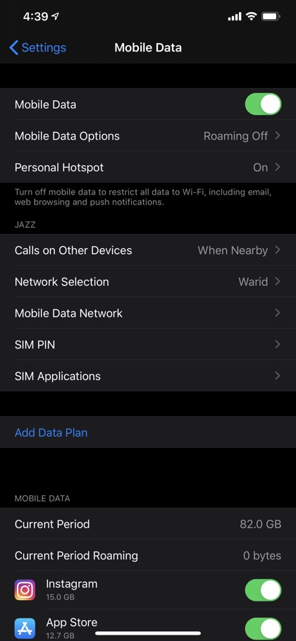 Fixa mobildata som inte fungerar iPhone