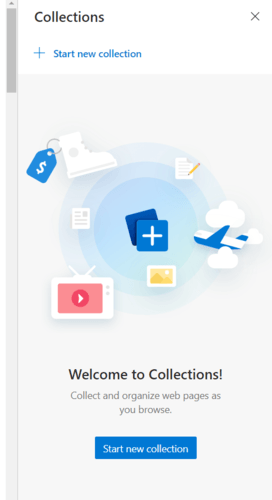 Edge mot Chrome Start Collection