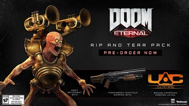 Doom Eternal edisi harga bonus Rip and Tear