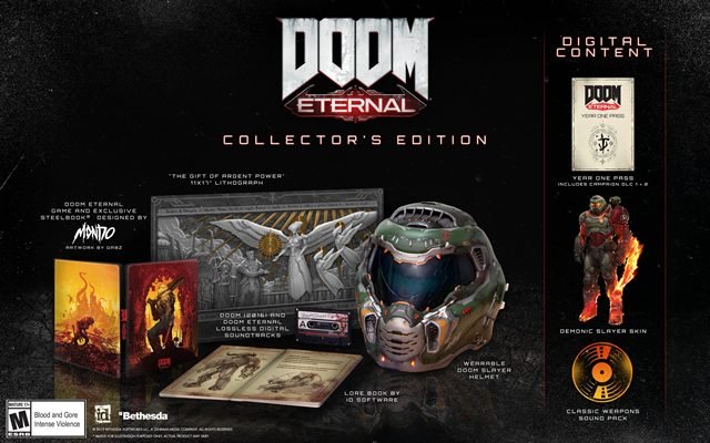 Doom Eternal editions, harga bonus kolektor